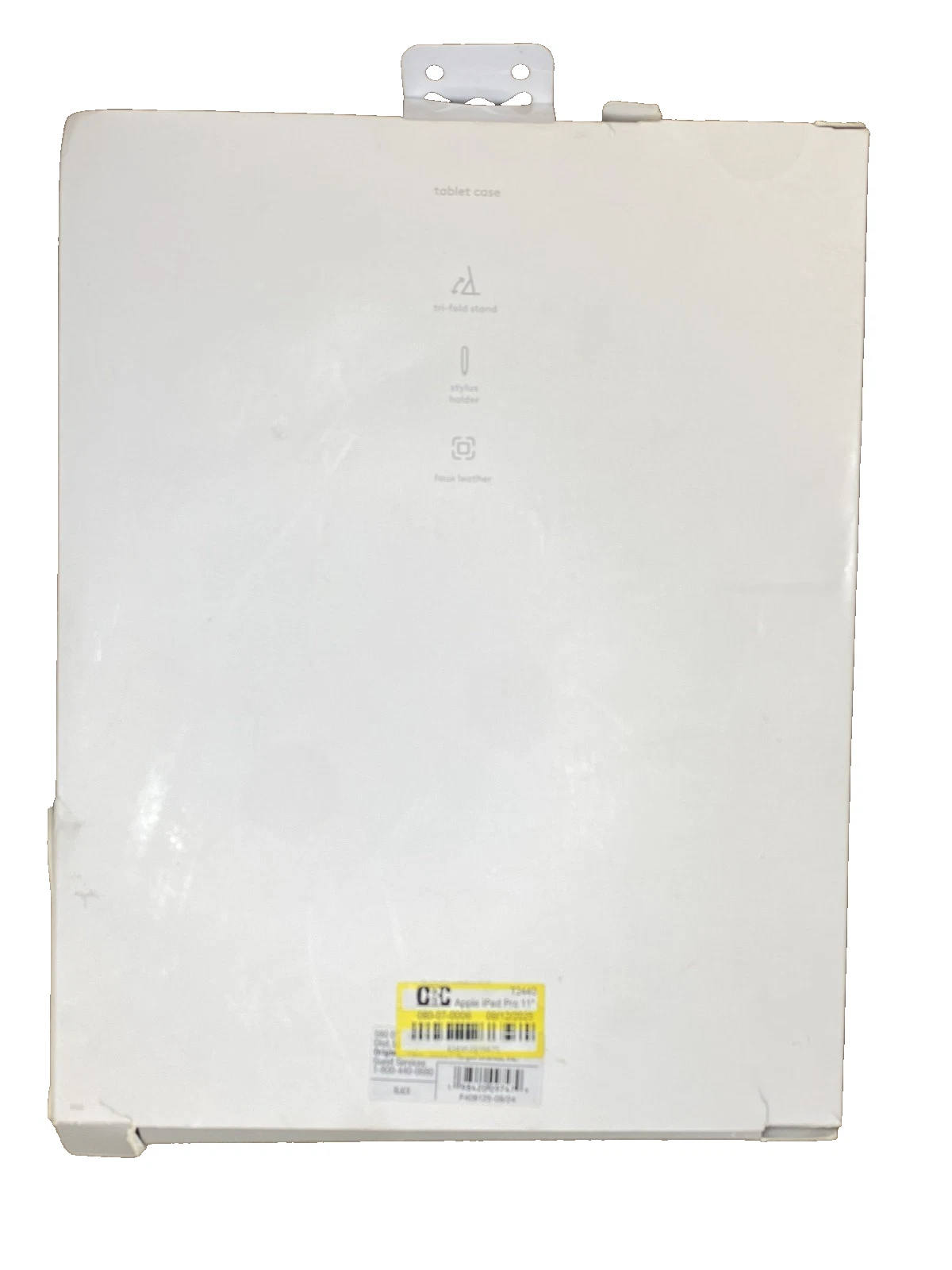 Apple iPad Pro 11" (M4) Case - Heyday™ Black Saffiano