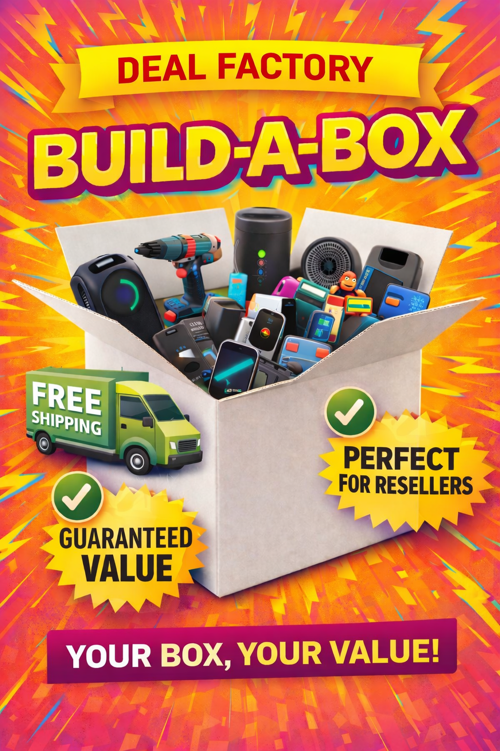 Build-A-Box – Large Returned Items: General Electronics & Gadgets