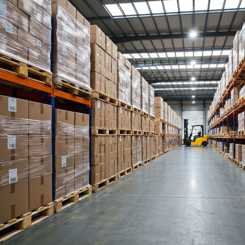 Pallets of wholesale liquidation inventory